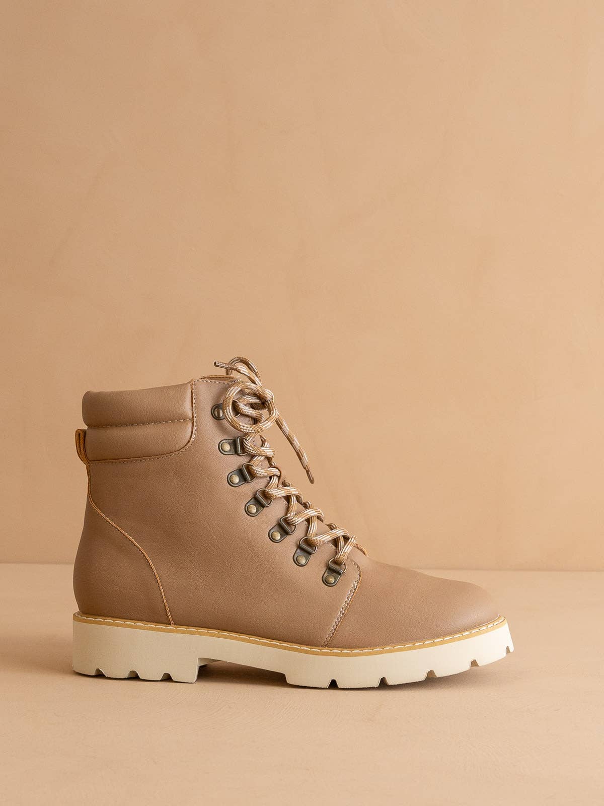 The Kinsley Latte | Laced Up Bootie