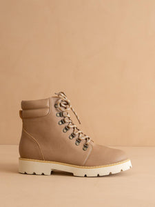 The Kinsley Latte | Laced Up Bootie