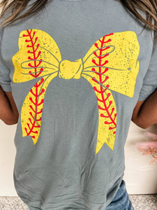 Softball Bow Tee