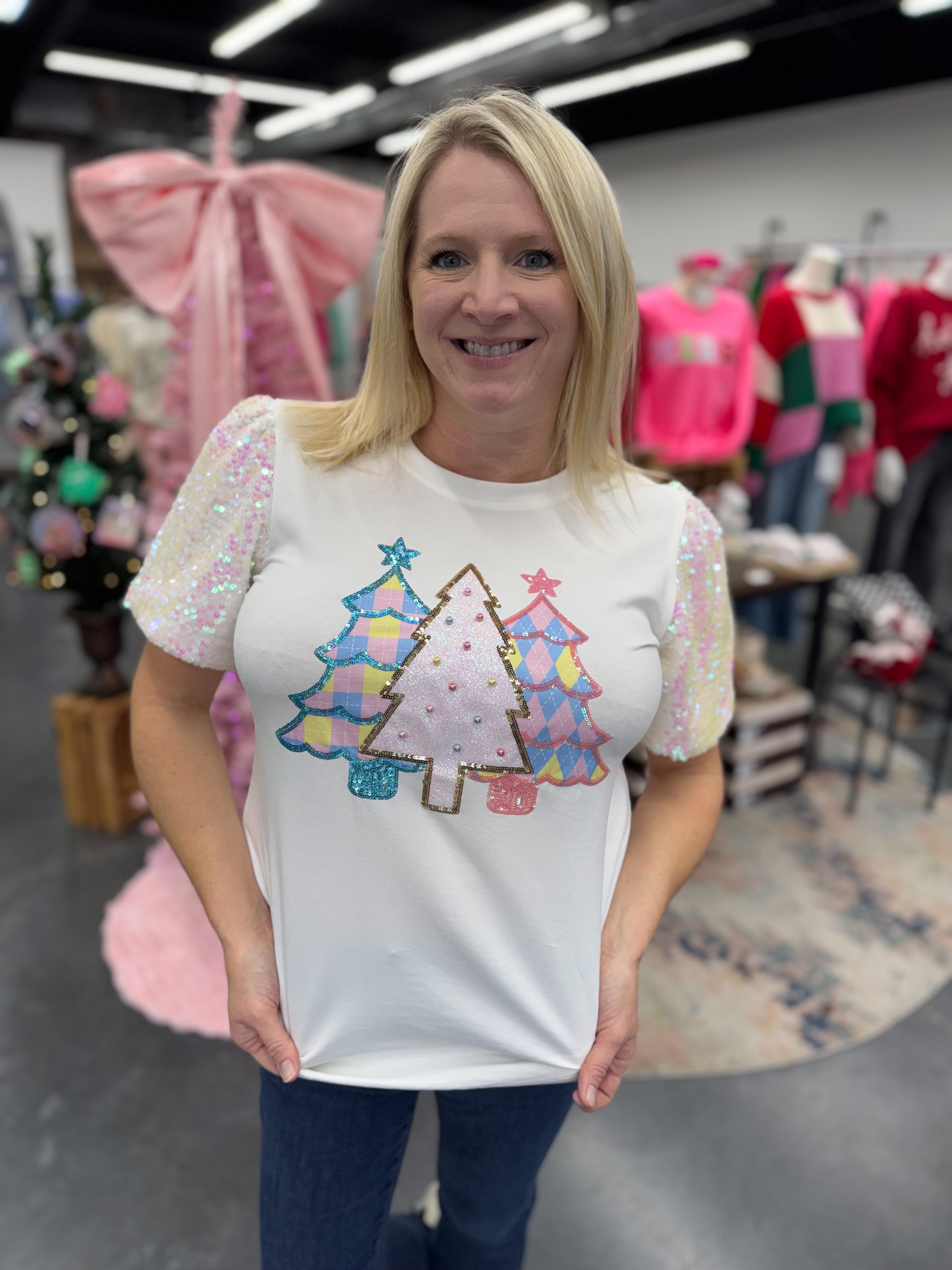 Festive Forest Princess Top