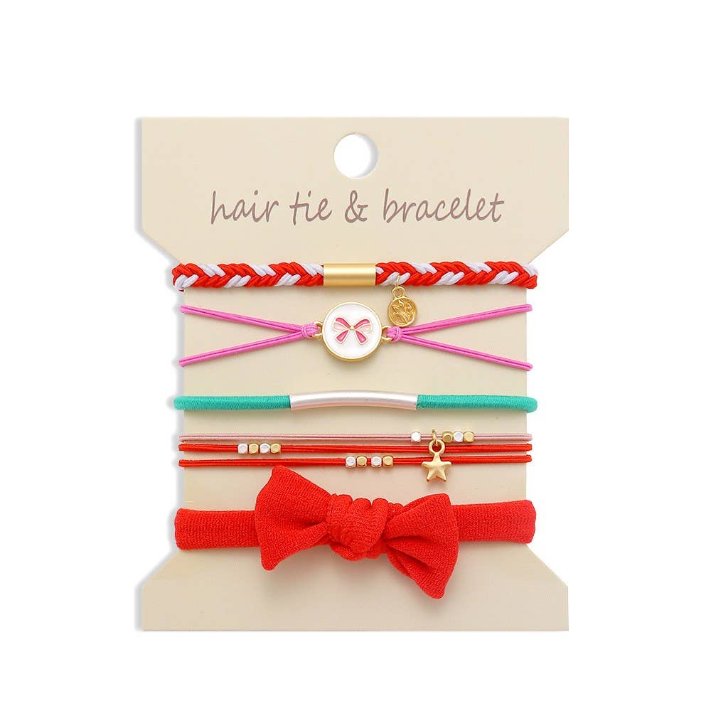 BOHO DUAL FUNCTION KNOT BRACELET HAIR TIES
