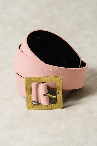CLASSIC OVERSIZED SQUARE BUCKLE BELTS