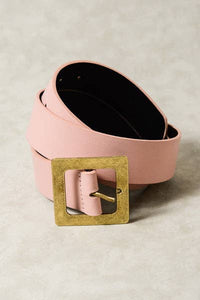 CLASSIC OVERSIZED SQUARE BUCKLE BELTS