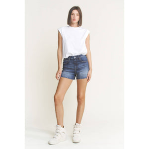 Mica Denim Super High Rise Shorts