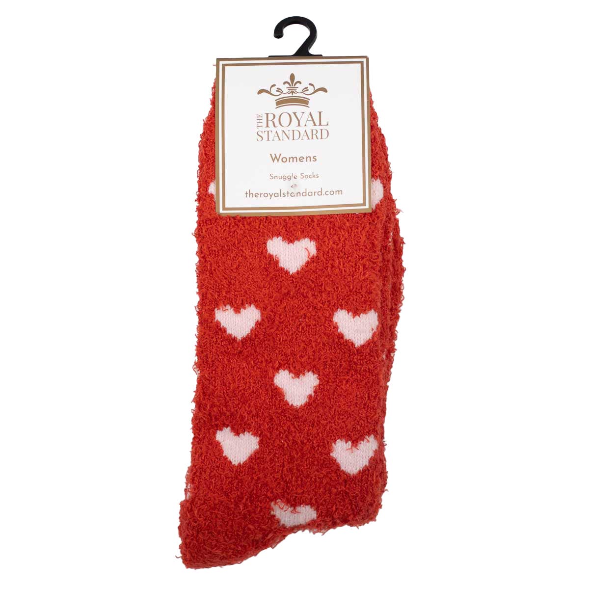 Women's Hearts Snuggle Socks   Red/Pink   One Size