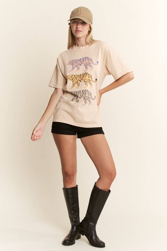 Three Tigers Graphic Tee