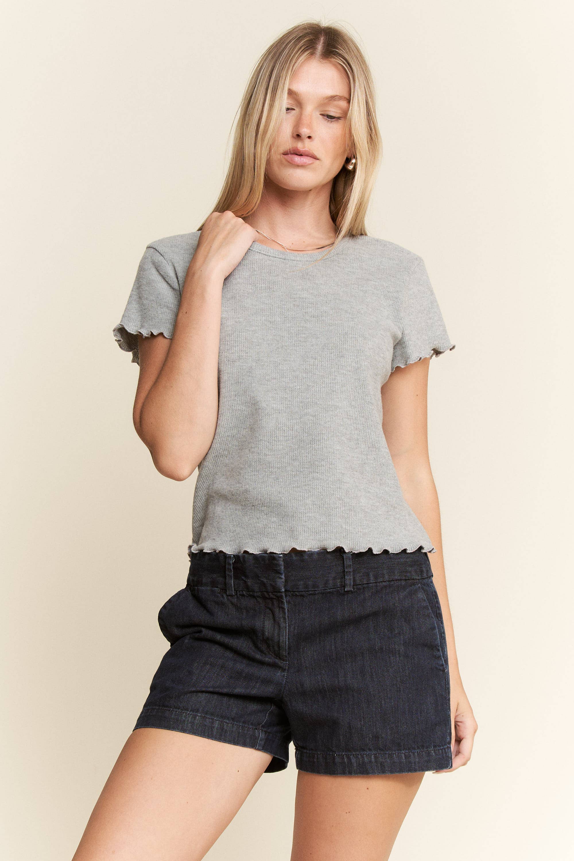 SOLID SOFT KNIT TOP
