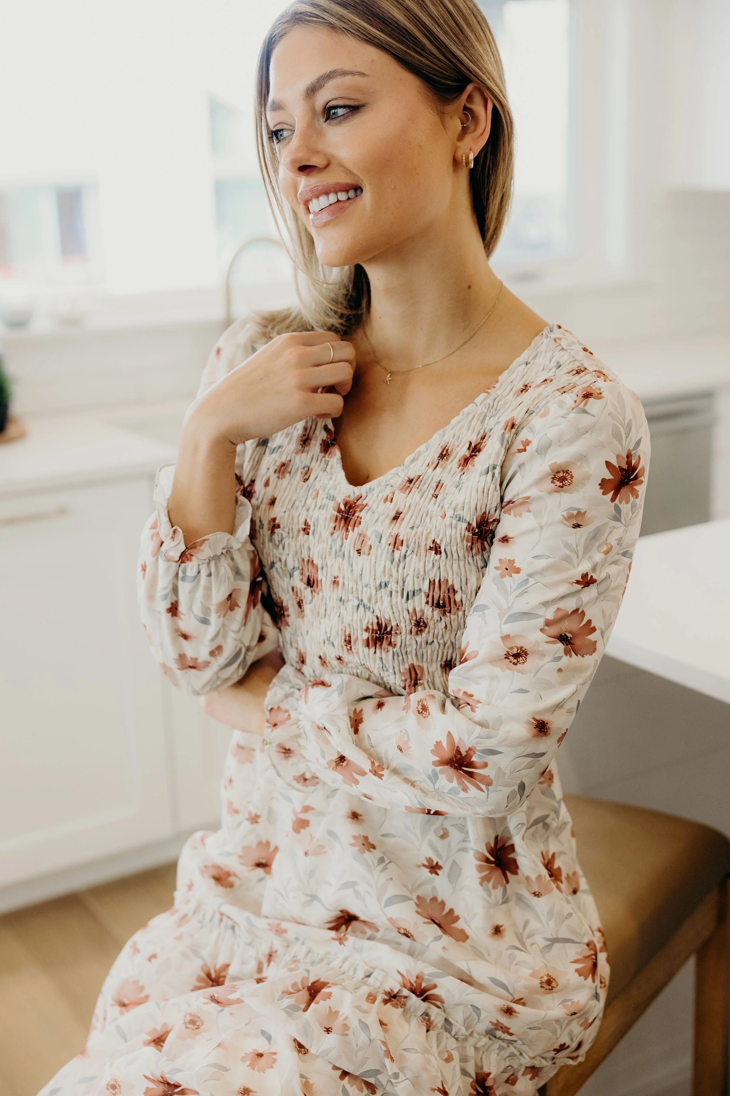 The September Dress in Burnished Bloom