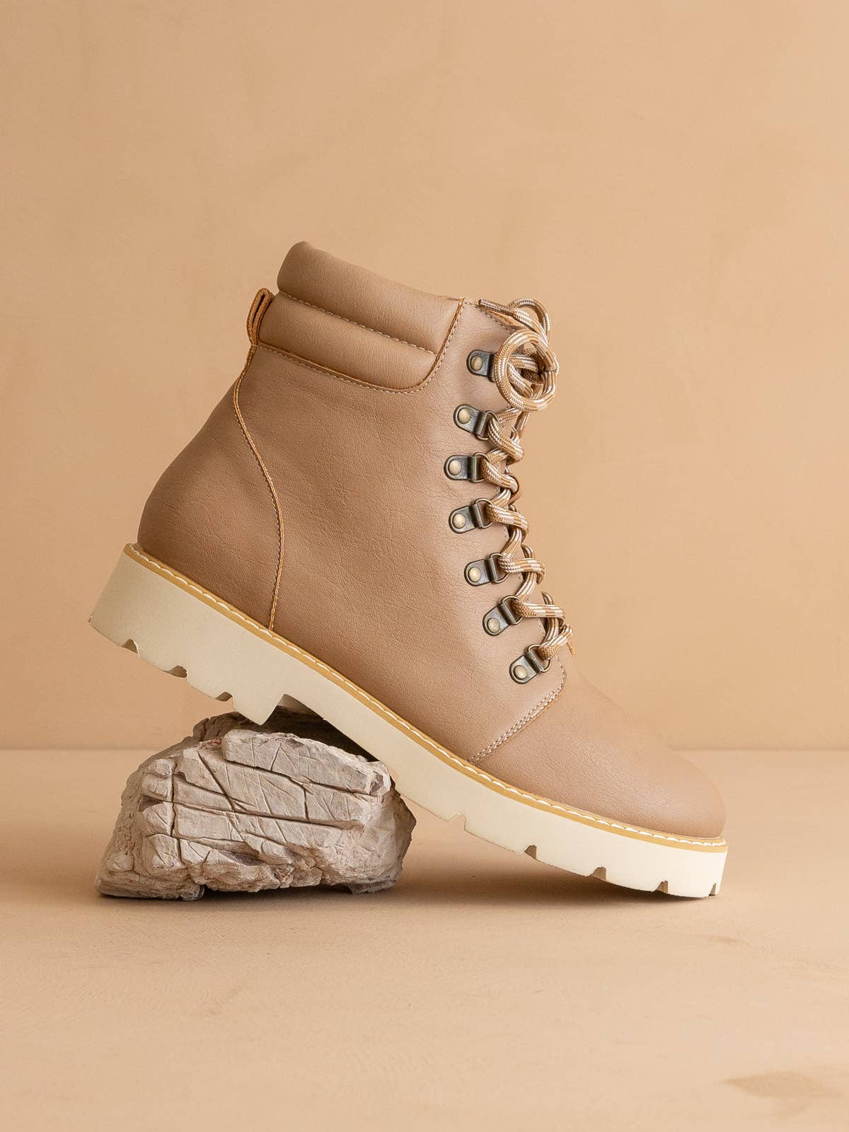 The Kinsley Latte | Laced Up Bootie
