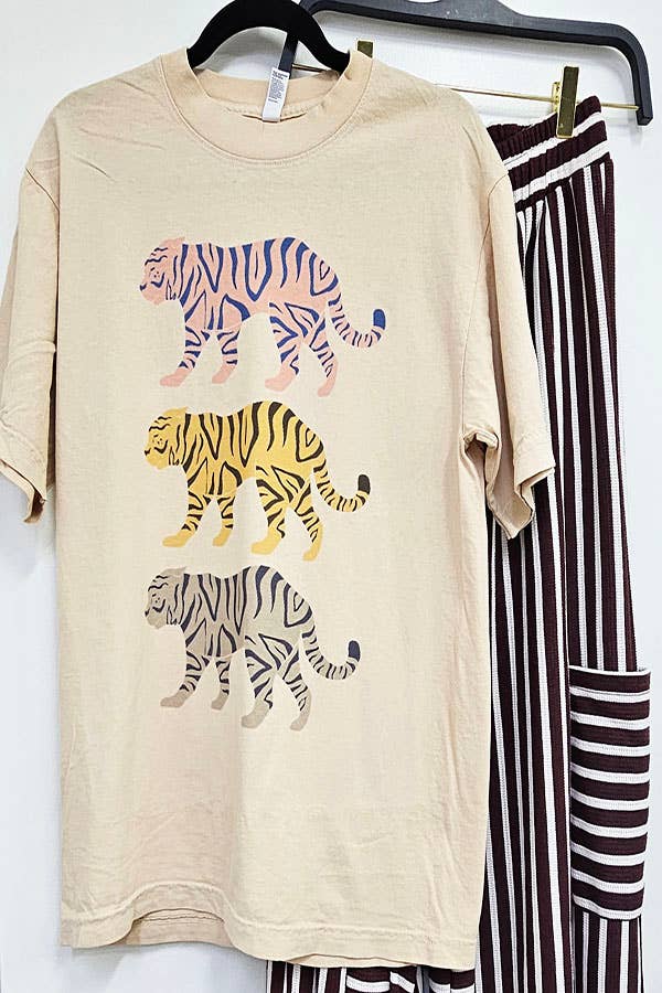 Three Tigers Graphic Tee