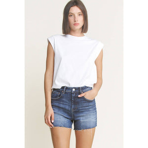Mica Denim Super High Rise Shorts