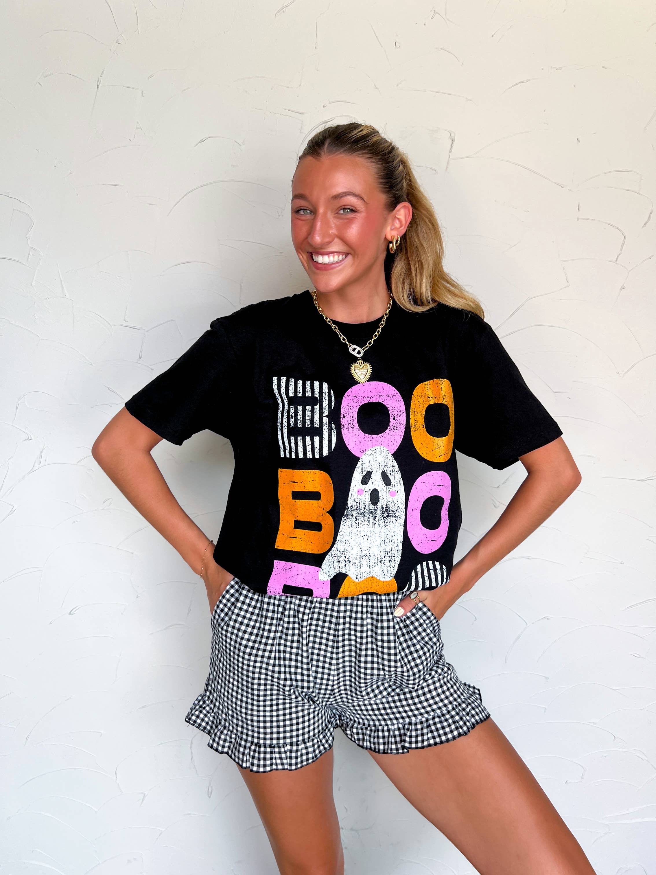 Boo Stacked Graphic Tee