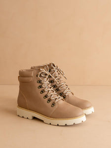 The Kinsley Latte | Laced Up Bootie