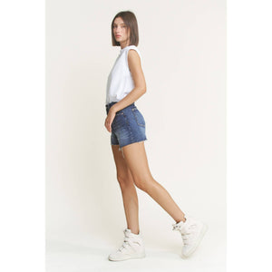 Mica Denim Super High Rise Shorts