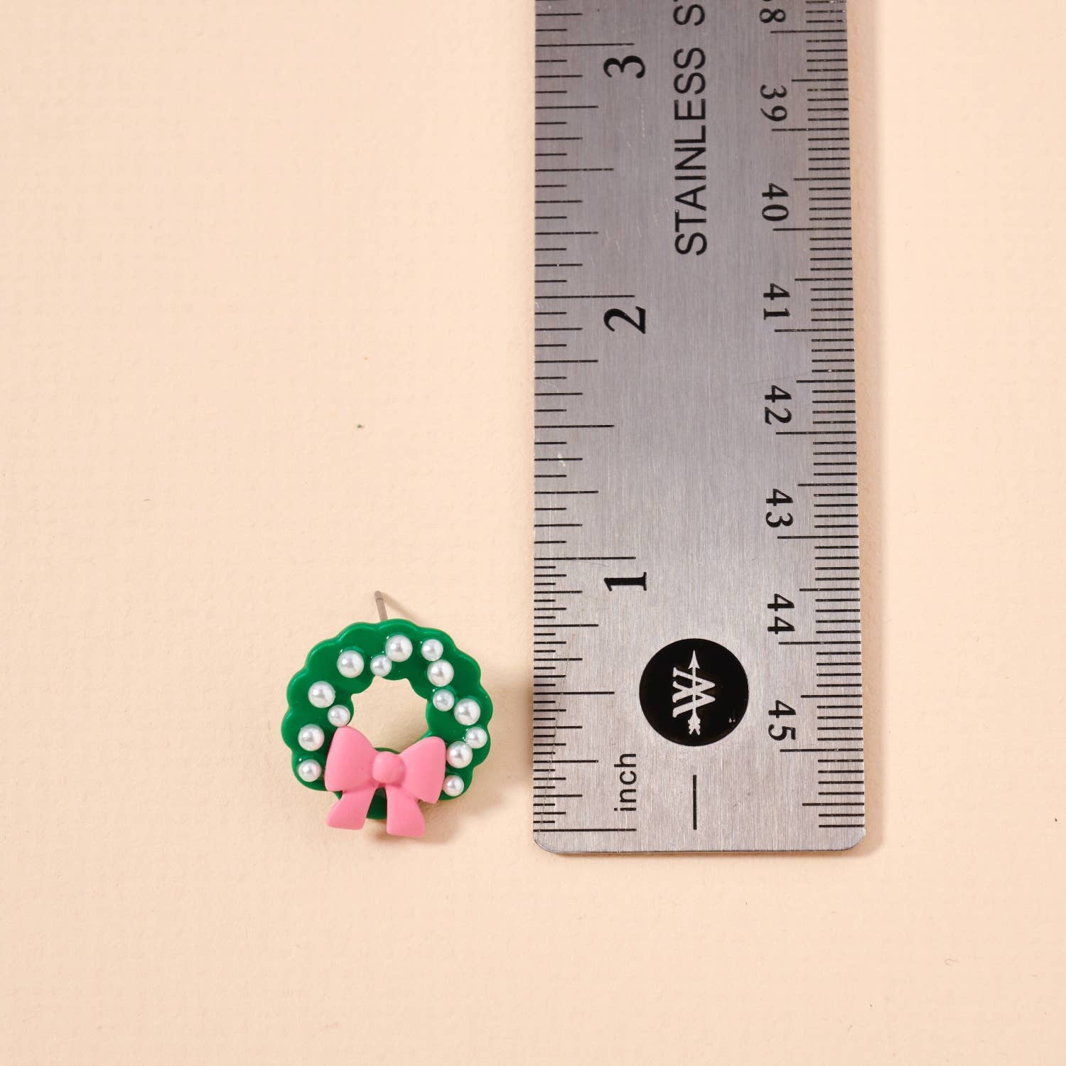 Christmas Decor Enamel Stud Earrings