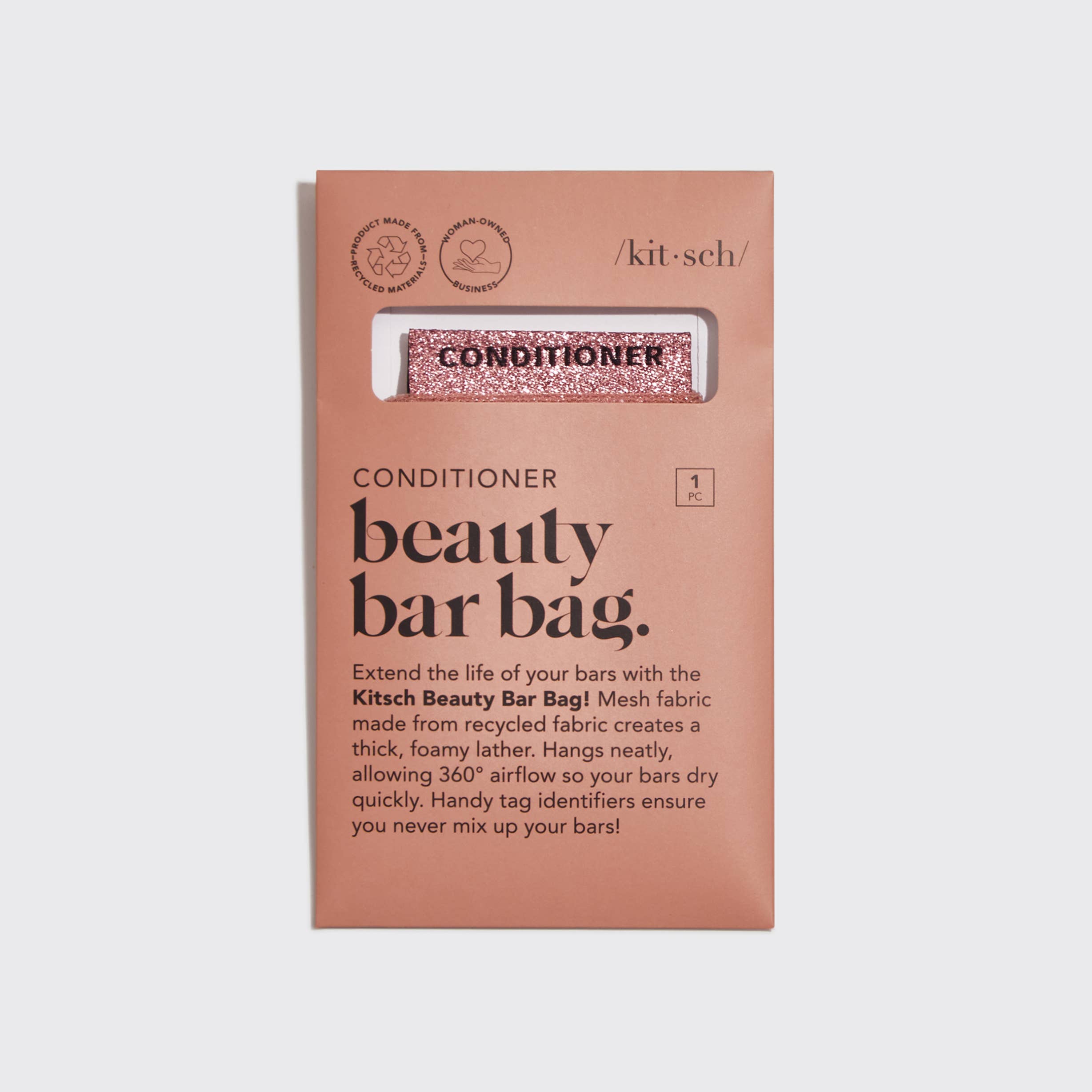 RPET Beauty Bar Conditioner Bag - Terracotta