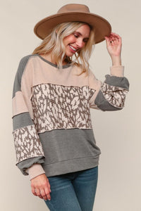 French Terry Loose Fit Pullover