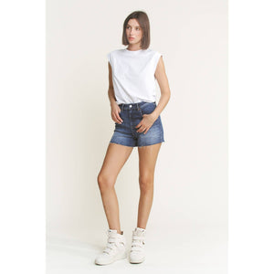 Mica Denim Super High Rise Shorts