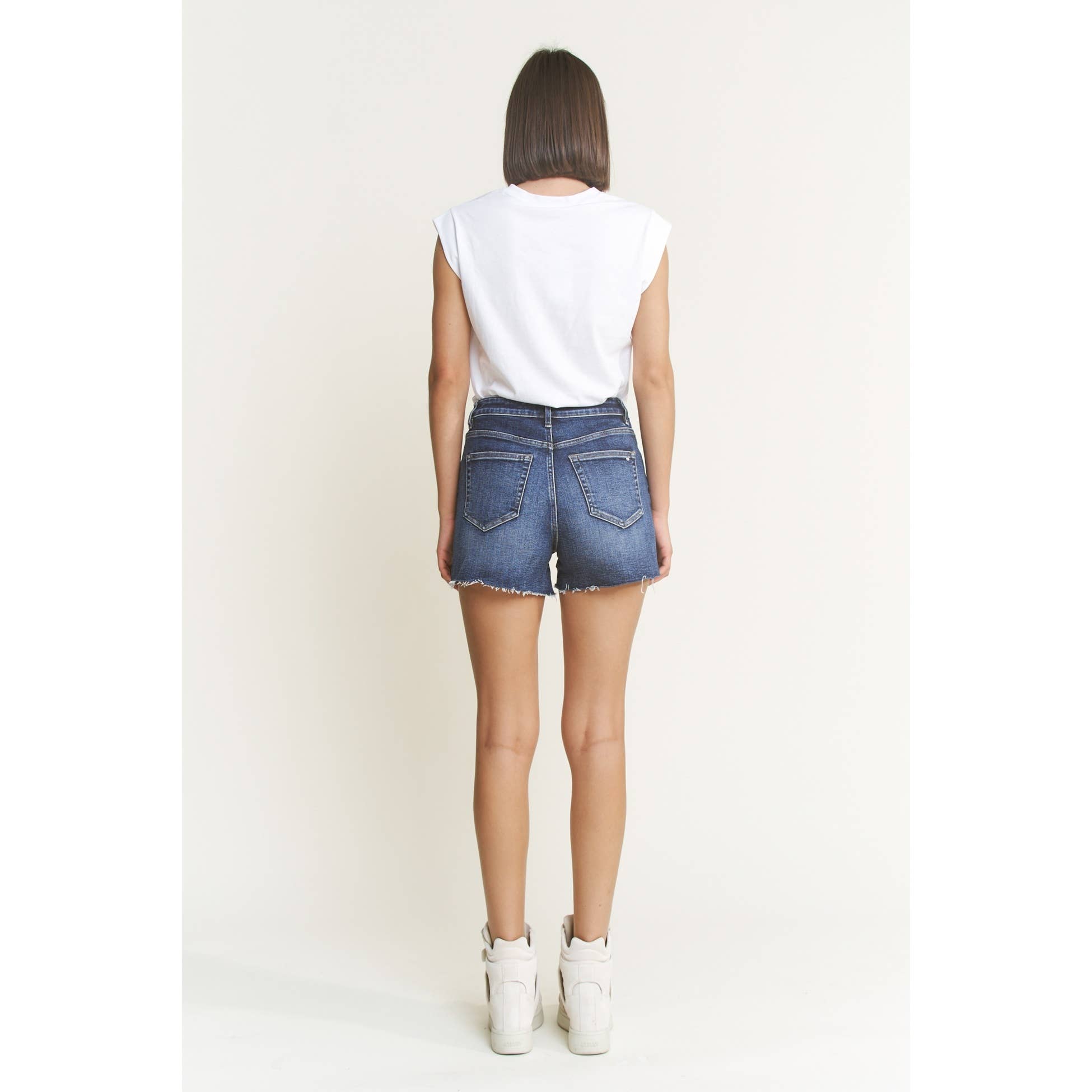 Mica Denim Super High Rise Shorts
