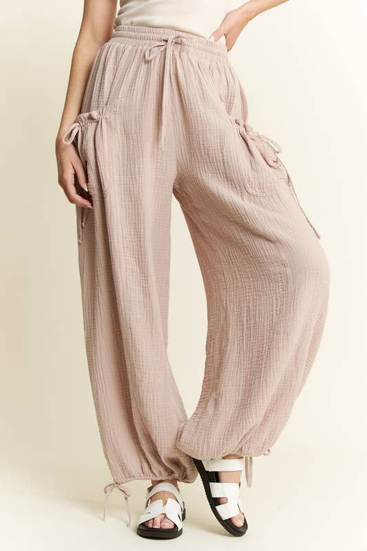 Vintage Gauze Jogger Pants