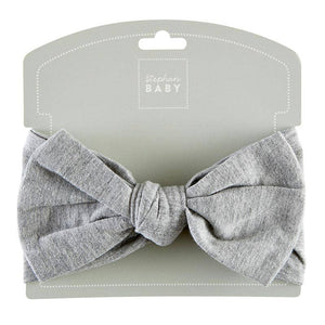 Knotted Headband - Grey