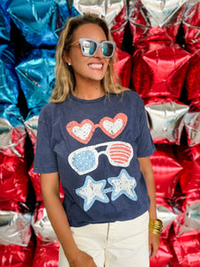 Patriotic Sunnies Graphic Tee