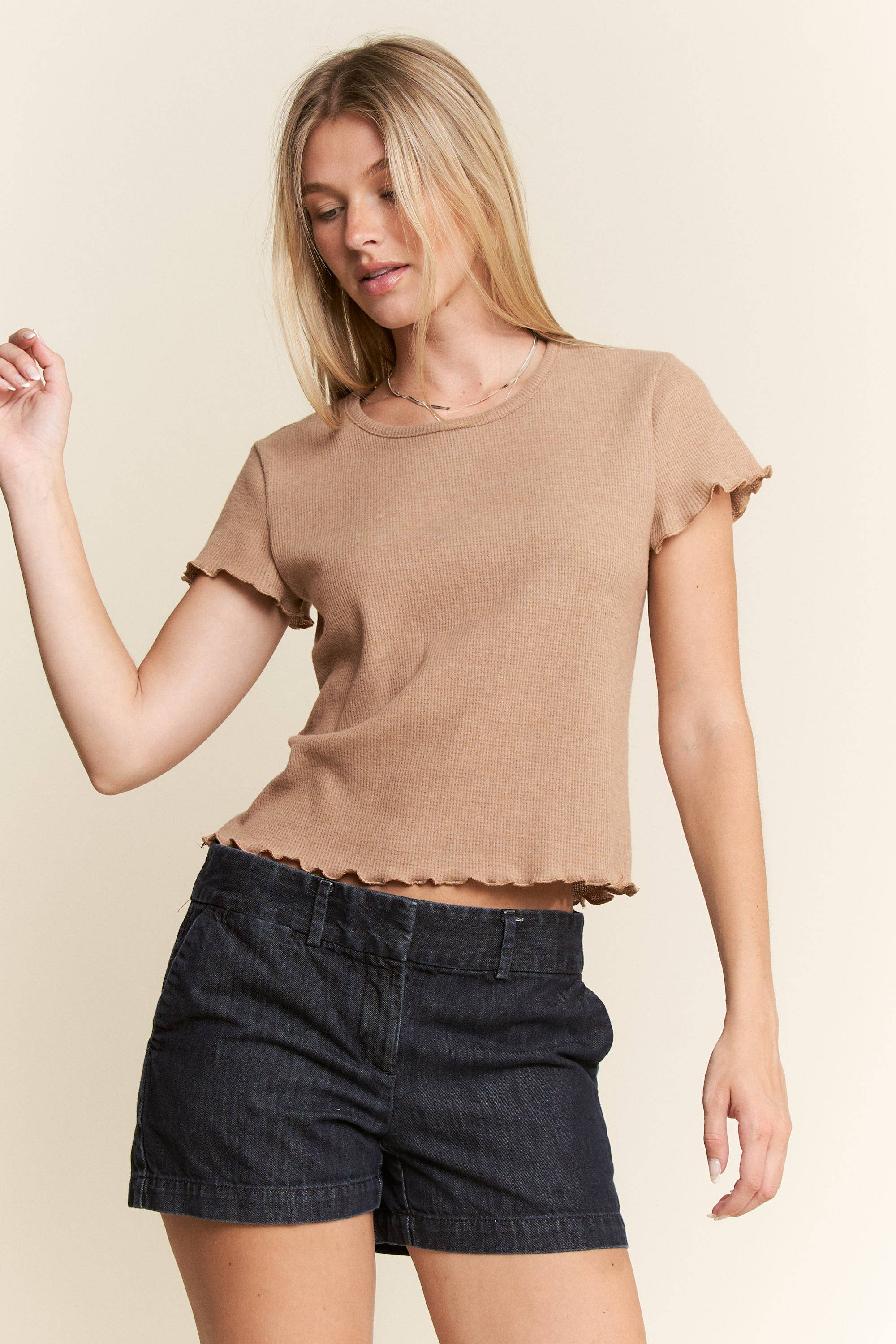 SOLID SOFT KNIT TOP