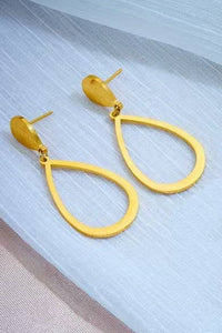 18KSTAINLESS STEEL WATERPROOF TARNISH FREE DROP Earrings