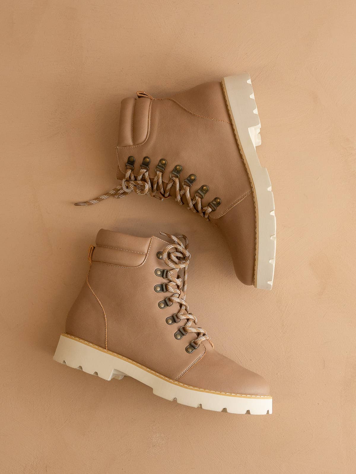 The Kinsley Latte | Laced Up Bootie