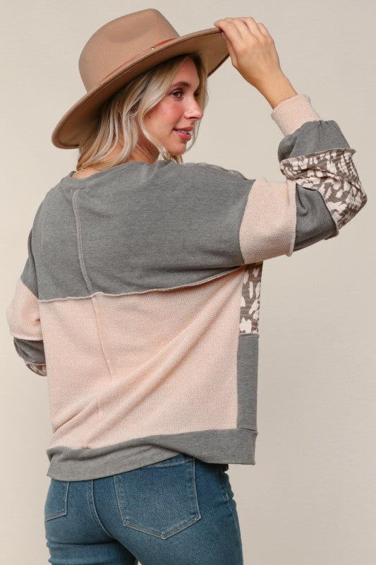 French Terry Loose Fit Pullover