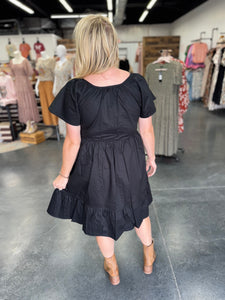The Clarke Dress in Raven
