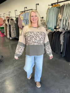 French Terry Loose Fit Pullover