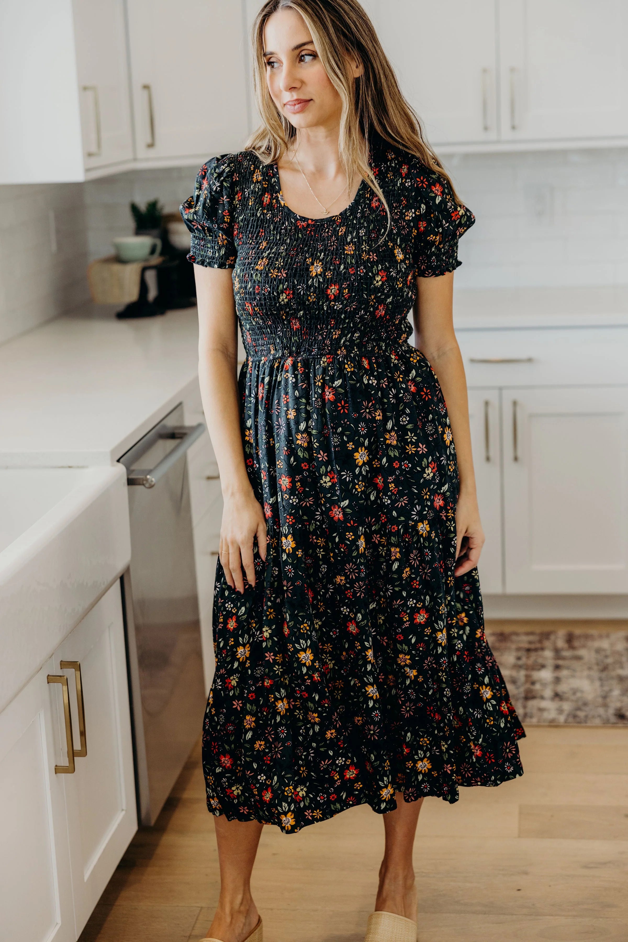The McCall Dress in Hunter Green