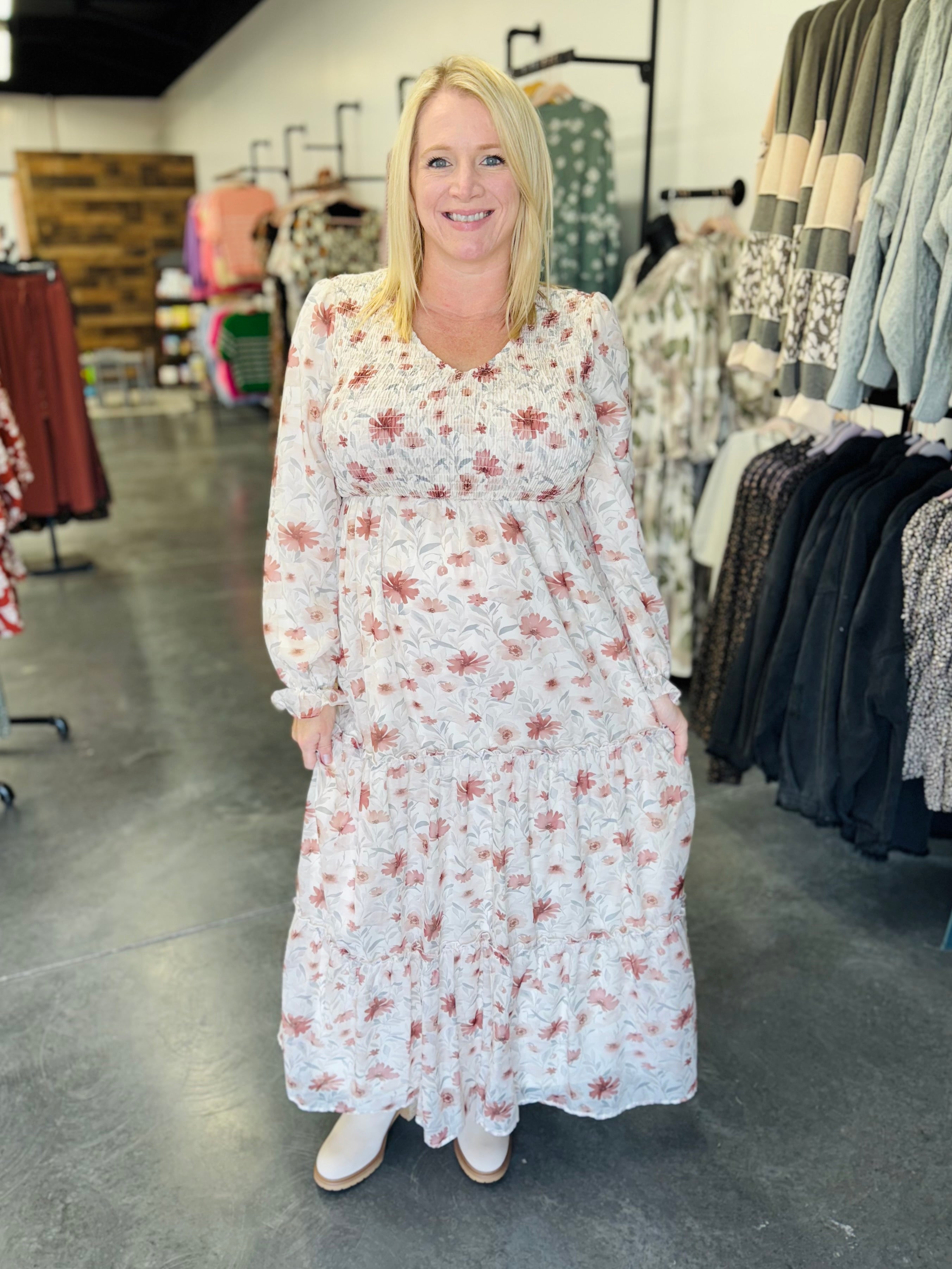 The September Dress in Burnished Bloom