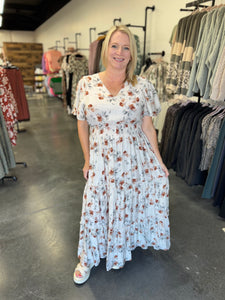 The Eden Dress in Copper Blossom