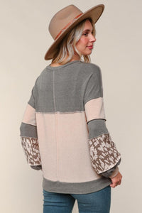 French Terry Loose Fit Pullover