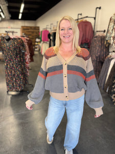 Color Block Cardigan