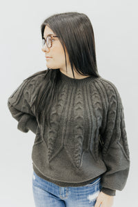 Cozy Cable Sweater Top