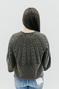 Cozy Cable Sweater Top