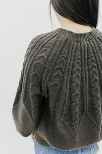 Cozy Cable Sweater Top