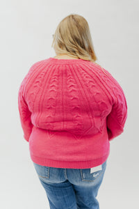 Cozy Cable Sweater Top