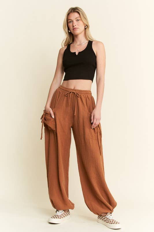 Vintage Gauze Jogger Pants