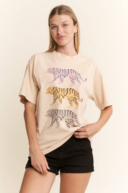 Three Tigers Graphic Tee