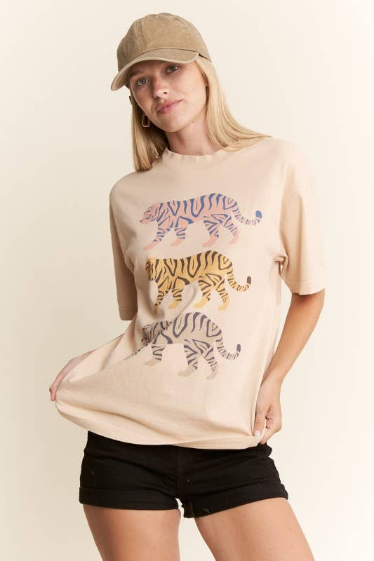 Three Tigers Graphic Tee