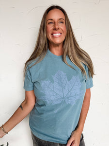 Fall Leaf Comfort Colors Graphic Tee