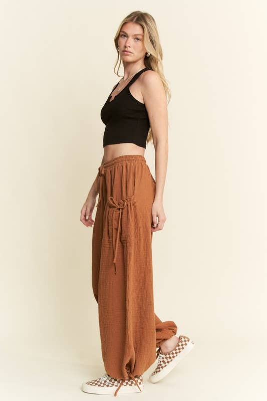 Vintage Gauze Jogger Pants