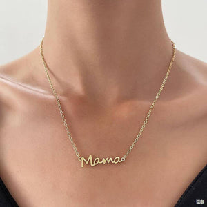 18K STAINLESS STEEL TARNISH FREE MAMA NECKLACE