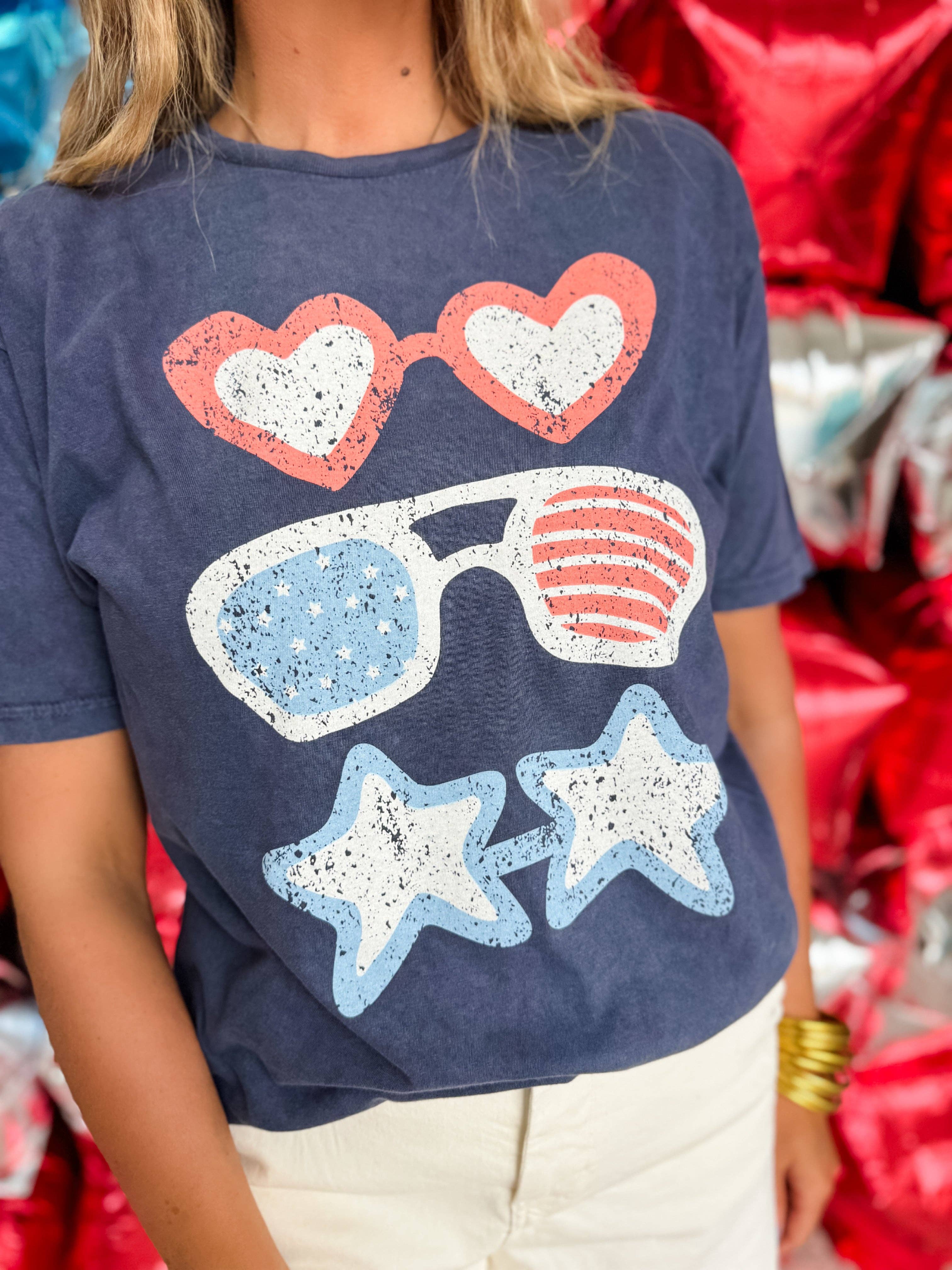 Patriotic Sunnies Graphic Tee