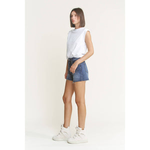 Mica Denim Super High Rise Shorts