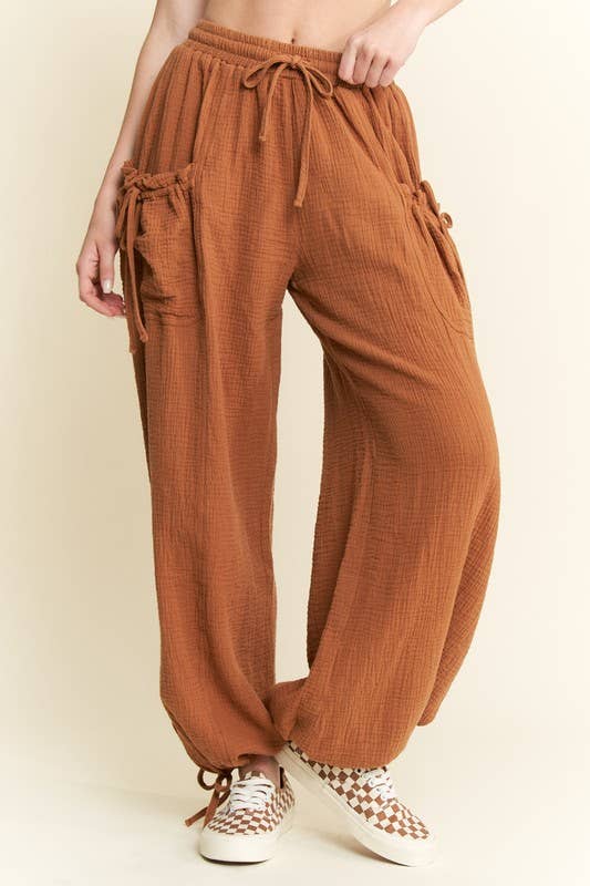 Vintage Gauze Jogger Pants